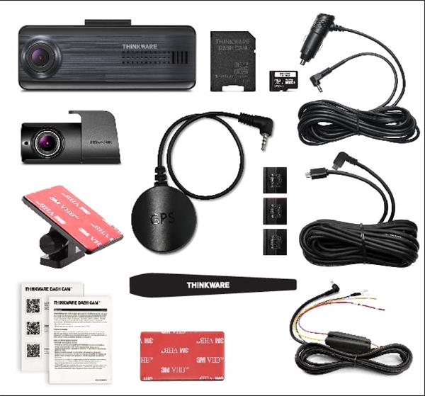 Thinkware Q200DCH32 Dash Camera, Front + Rear, 2K/30fps QHD