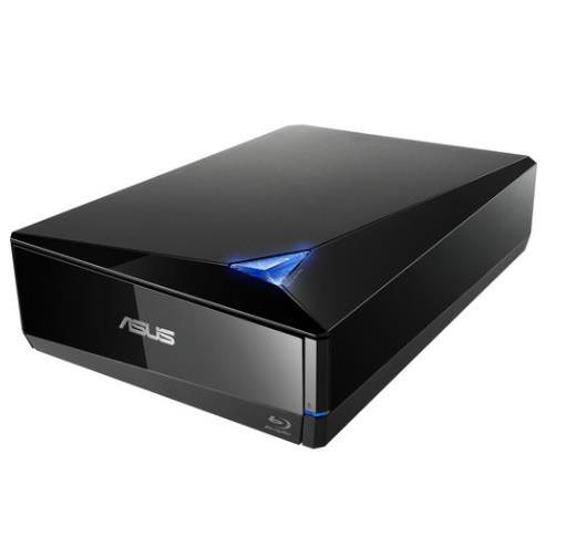 ASUS BW-16D1X-U 16x Blu-ray Writer, USB 3.0, External Optical Drive