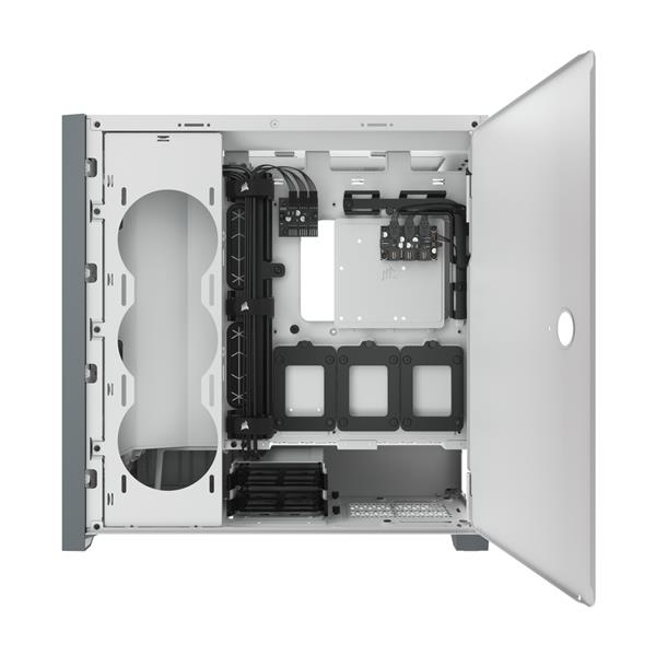 CORSAIR iCUE 5000X RGB Tempered Glass Mid-Tower ATX PC Smart Case(Open Box)