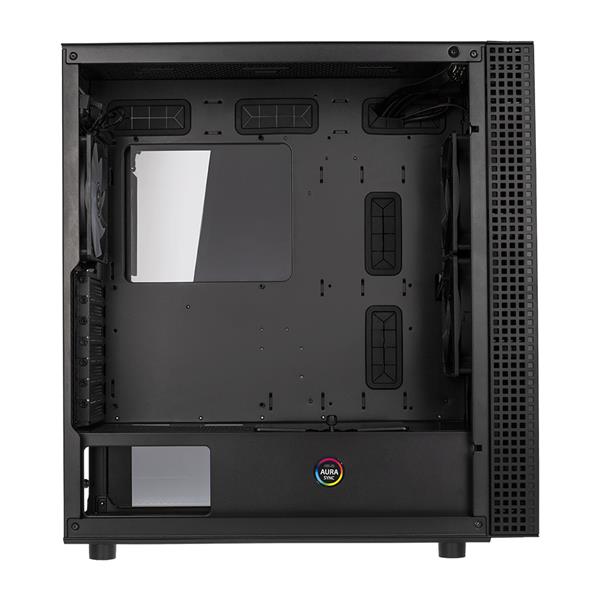 BitFenix Dawn TG EATX/ATX PC Gaming Case, ARGB/RGB Asus AURA SYNC MSI Mystic Light Gigabyte RGB Fusion 2.0 Asrock Polychrome, 3 Sides Tempered Glass With Car Window Security Films, Water Cooling Ready(Open Box)