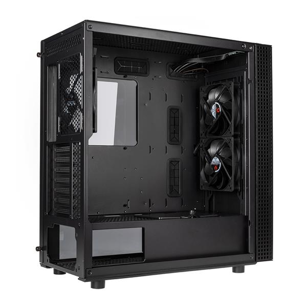 BitFenix Dawn TG EATX/ATX PC Gaming Case, ARGB/RGB Asus AURA SYNC MSI Mystic Light Gigabyte RGB Fusion 2.0 Asrock Polychrome, 3 Sides Tempered Glass With Car Window Security Films, Water Cooling Ready(Open Box)