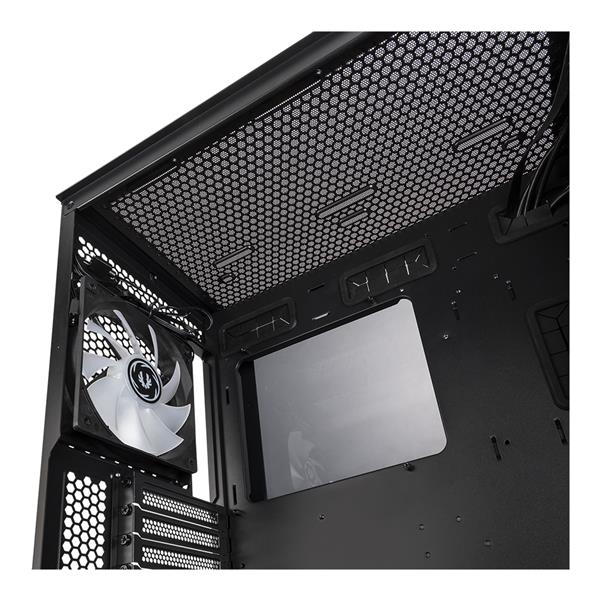 BitFenix Dawn TG EATX/ATX PC Gaming Case, ARGB/RGB Asus AURA SYNC MSI Mystic Light Gigabyte RGB Fusion 2.0 Asrock Polychrome, 3 Sides Tempered Glass With Car Window Security Films, Water Cooling Ready(Open Box)