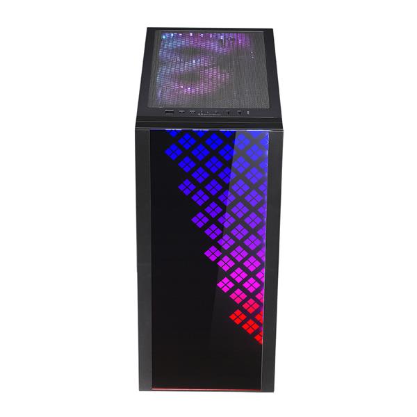 BitFenix Dawn TG EATX/ATX PC Gaming Case, ARGB/RGB Asus AURA SYNC MSI Mystic Light Gigabyte RGB Fusion 2.0 Asrock Polychrome, 3 Sides Tempered Glass With Car Window Security Films, Water Cooling Ready(Open Box)