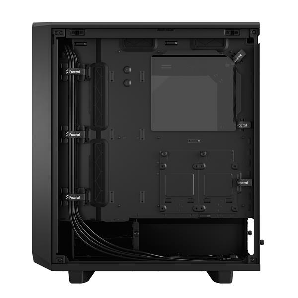 FRACTAL DESIGN Meshify 2 Compact Black ATX Flexible High-Airflow Light Tinted Tempered Glass Window Mid Tower Computer Case