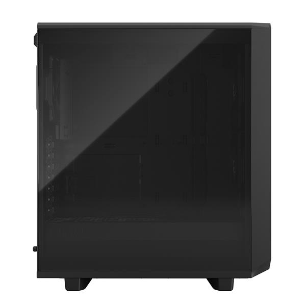 FRACTAL DESIGN Meshify 2 Compact Black ATX Flexible High-Airflow Light Tinted Tempered Glass Window Mid Tower Computer Case