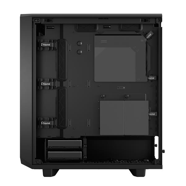 FRACTAL DESIGN Meshify 2 Compact Black ATX Flexible High-Airflow Light Tinted Tempered Glass Window Mid Tower Computer Case