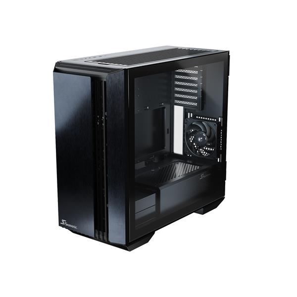 Seasonic Syncro Q704 Mid-Tower Case with Syncro DGC-850 Power Supply, ATX Design,Optimized cable management,Pre-installed 4 NIDEC Fans,Side Tempered Glass Panels,Increase Setup and Airflow Efficiency
