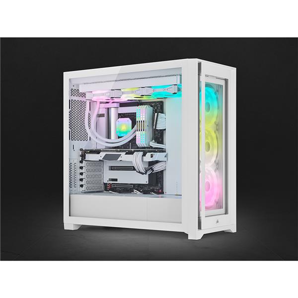 CORSAIR iCUE 5000X RGB QL Edition - True White