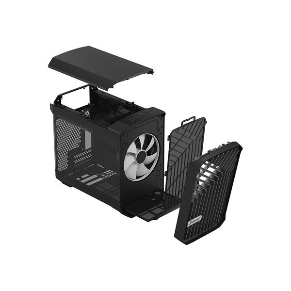 Fractal Design Torrent Nano RGB Black TG Light Tint Tempered Glass ...