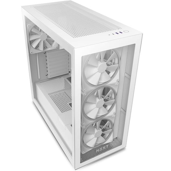 NZXT H7 Elite Mid-Tower ATX Case - White