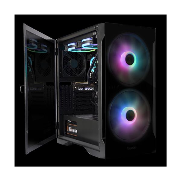 Gamdias APOLLO E2 Elite, ARGB 200mm fans 5v 3pin sync, tempered glass side panel,360mm radiator support, ATX gaming Case