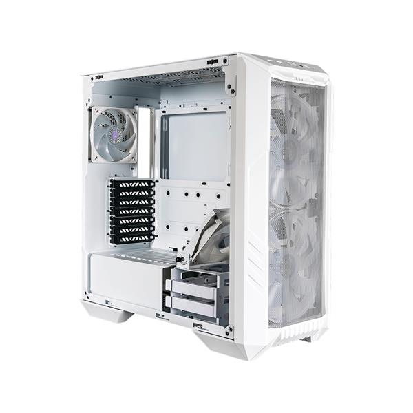 Cooler Master HAF 500 H500-WGNN-S00 White Steel / Plastic / Tempered Glass ATX Mid Tower Computer Case