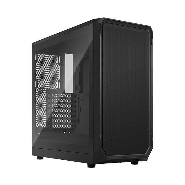 FRACTAL DESIGN Focus 2 Black ATX mATX Mini ITX Clear Tinted Tempered Glass Mid Tower Computer Case