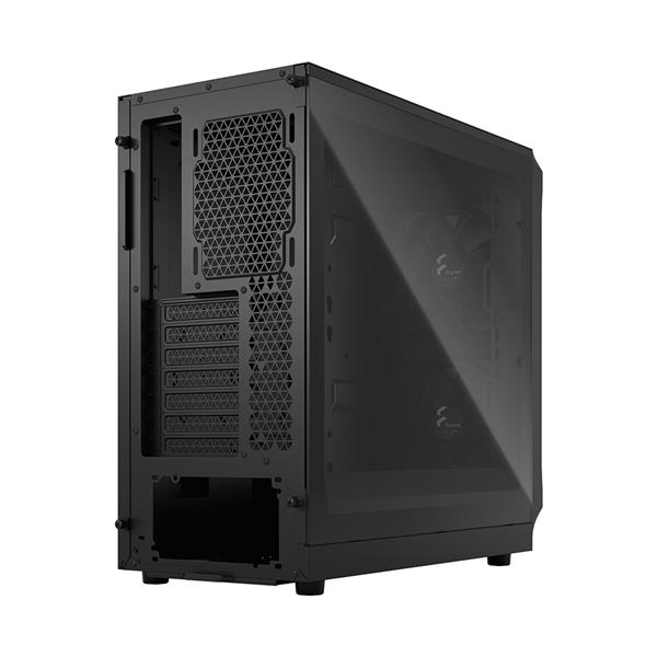 FRACTAL DESIGN Focus 2 Black ATX mATX Mini ITX Clear Tinted Tempered Glass Mid Tower Computer Case