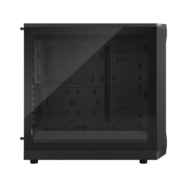 FRACTAL DESIGN Focus 2 RGB Black ATX mATX Mini ITX Clear Tinted Tempered Glass Mid Tower Computer Case