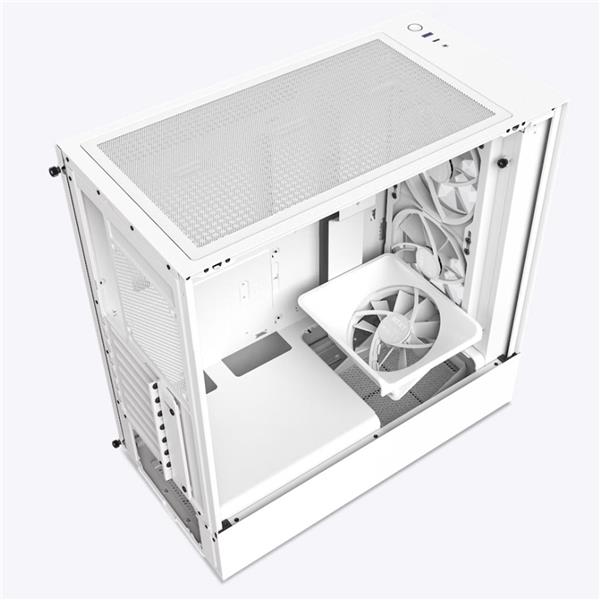 NZXT H5 Elite Compact Mid-tower ATX case (White/Black)