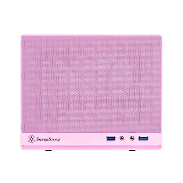 SilverStone Technology Ultra Small Form Factor Computer Case Mini-ITX in Pink SG13P(Open Box)