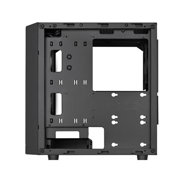 SilverStone Precision PS15 PRO ARGB Tempered Glass ARGB Micro-ATX Case - Black