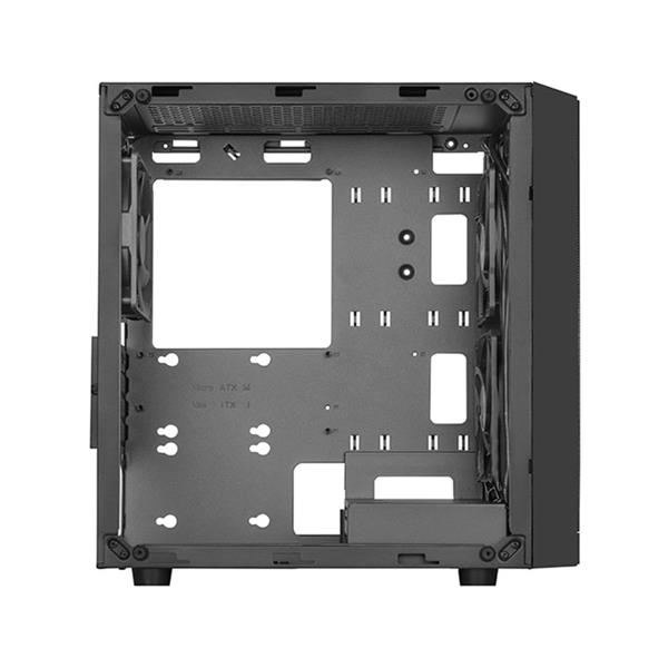 SilverStone Precision PS15 PRO ARGB Tempered Glass ARGB Micro-ATX Case - Black