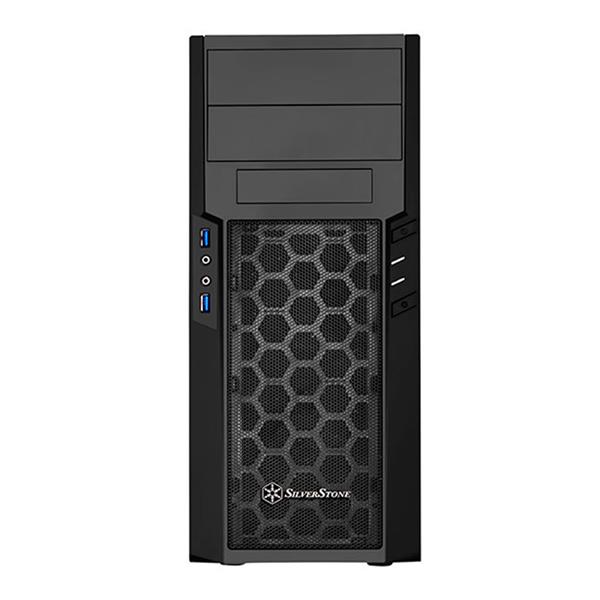 SilverStone Technology Precision Series Black ATX Tower Case PS13B, Black