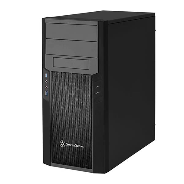 SilverStone Technology Precision Series Black ATX Tower Case PS13B, Black