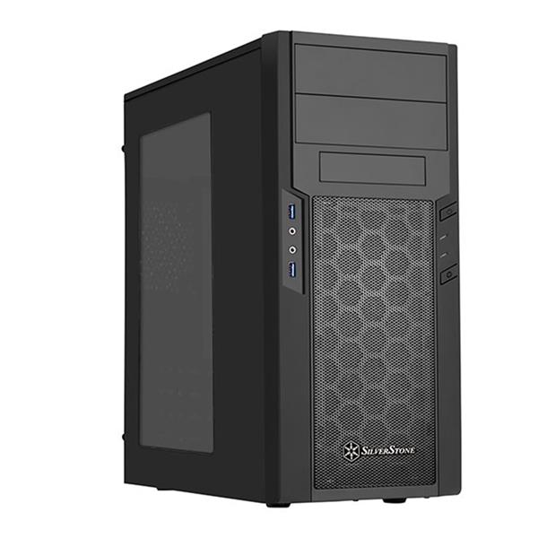 SilverStone Technology Precision Series Black ATX Tower Case PS13B, Black