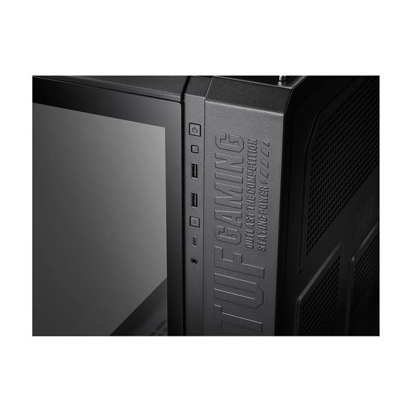 ASUS TUF Gaming GT502 ATX Mid-Tower Computer Case with Front Panel RGB Button