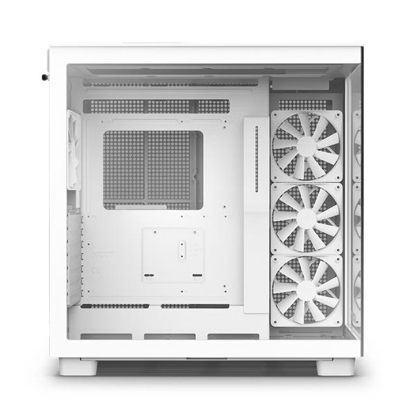 NZXT H9 Flow DUAL-CHAMBER MID-TOWER AIRFLOW CASE - White