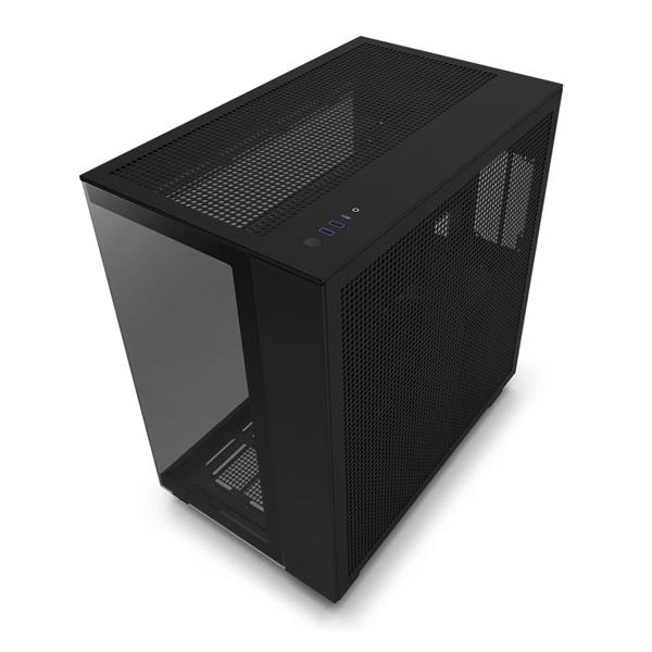 NZXT H9 Flow DUAL-CHAMBER MID-TOWER AIRFLOW CASE - Black(Open Box)
