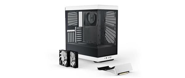 HYTE Y40 ATX Mid Tower Case, White(Open Box)