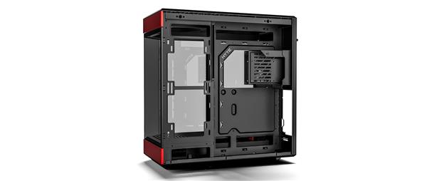 HYTE Y60 ATX Mid Tower Case, Red(Open Box)