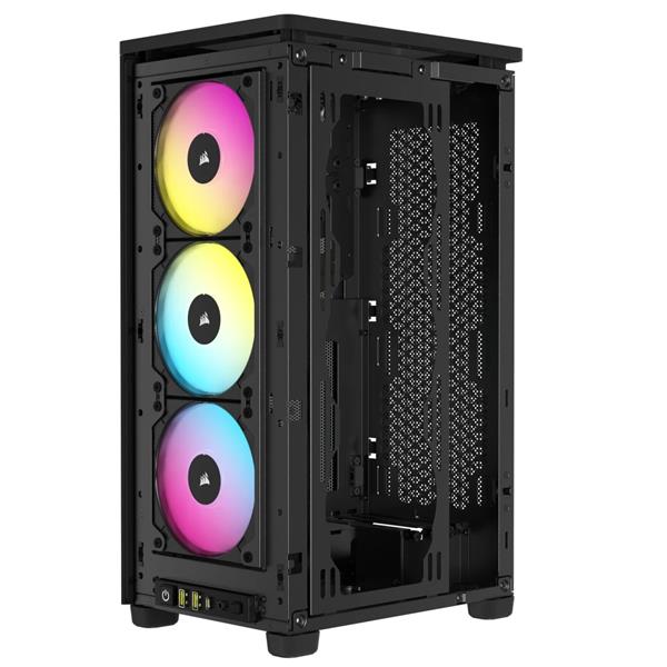CORSAIR iCUE 2000D RGB Airflow Mini-ITX Case, Black(Open Box)