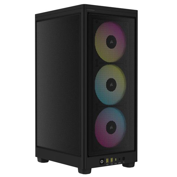 CORSAIR iCUE 2000D RGB Airflow Mini-ITX Case, Black(Open Box)