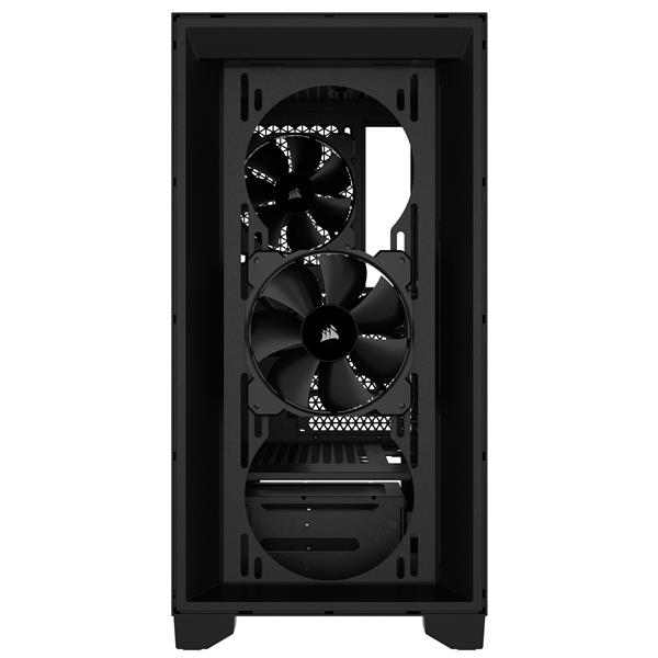 CORSAIR 3000D Tempered Glass Mid-Tower, Black, 2x SP120 ELITE Fans