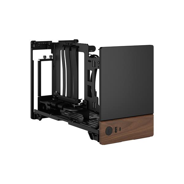 FRACTAL DESIGN Terra Graphite Mini-ITX Small Form Factor PC Case with PCIe 4.0 Riser