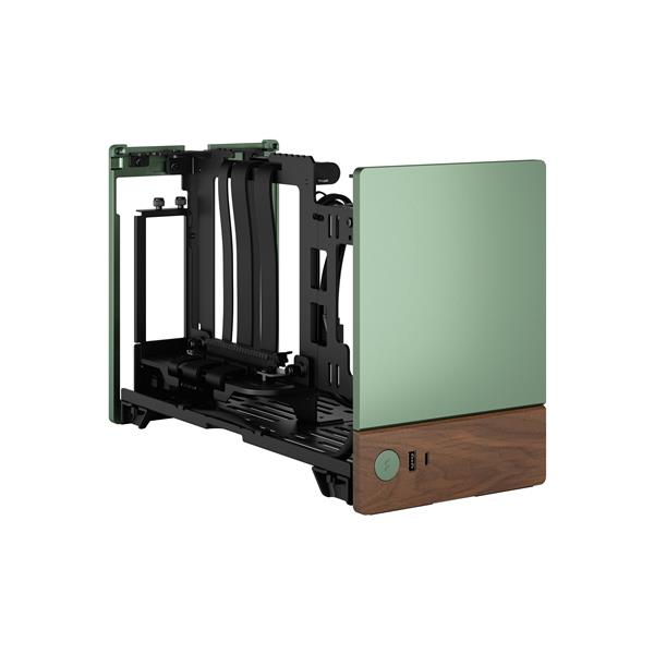 FRACTAL DESIGN Terra Jade Mini-ITX Small Form Factor PC Case with PCIe 4.0 Riser