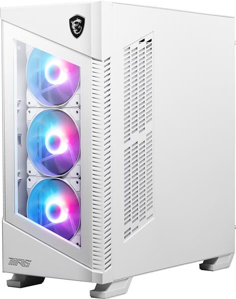 MSI MPG VELOX 100R Mid-Tower Computer Case, White