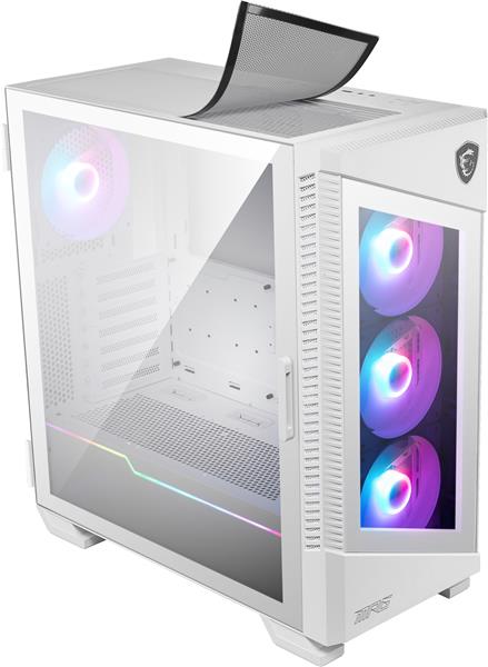 MSI MPG VELOX 100R Mid-Tower Computer Case, White