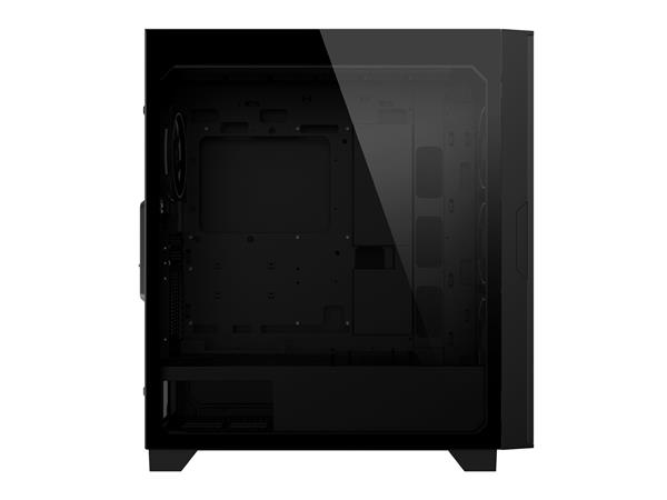 Gigabyte AORUS C500 GLASS - Black Mid Tower PC Gaming Case, Tempered Glass, USB Type-C, 4x ARBG Fans Included (GB-AC500G ST)