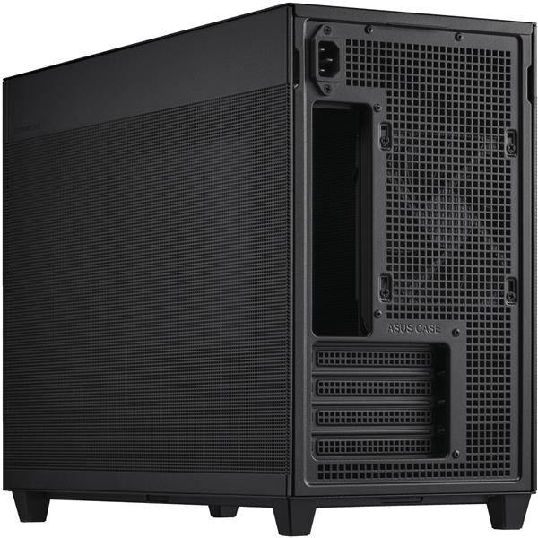 Asus Prime AP201 MicroATX Mesh Small Tower Case - Black