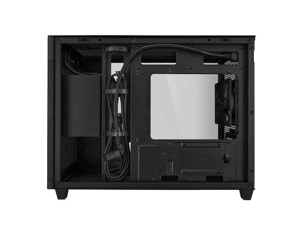 ASUS Prime AP201 MicroATX Tempered Glass Small Tower Case - Black(Open Box)