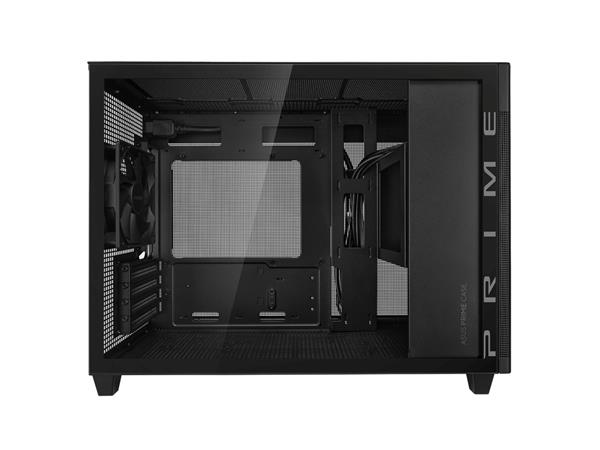 Asus Prime AP201 MicroATX Tempered Glass Small Tower Case - Black(Open Box)