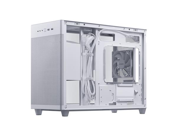 Asus Prime AP201 MicroATX Tempered Glass Small Tower Case - White(Open Box)