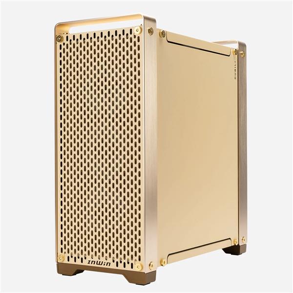InWin Dubili Full Tower Computer Case, Gold