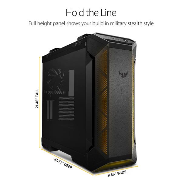 ASUS TUF Gaming GT501 Mid-Tower Computer Case