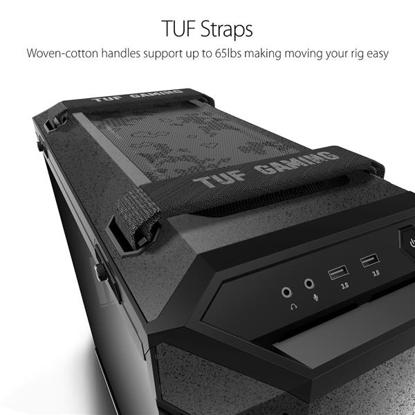 ASUS TUF Gaming GT501 Mid-Tower Computer Case