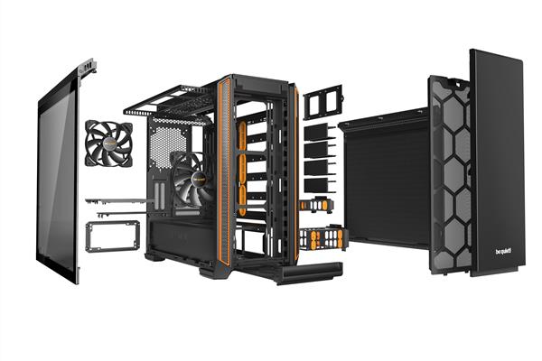 be quiet! SILENT BASE 601 Orange with Window(Open Box)