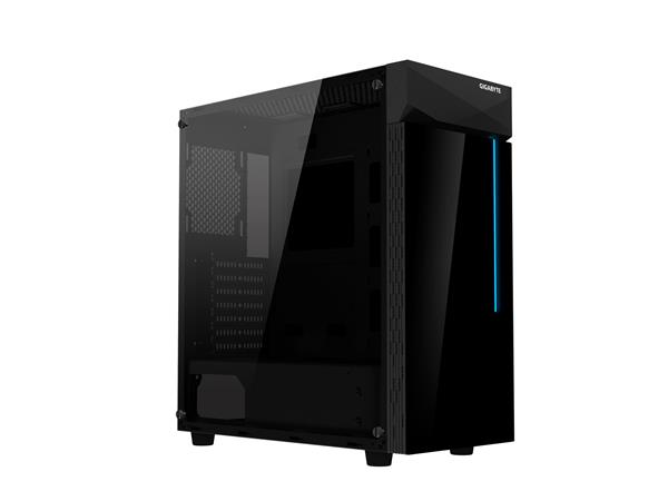GIGABYTE C200 Glass ATX Gaming Case, Tinted Tempered Glass