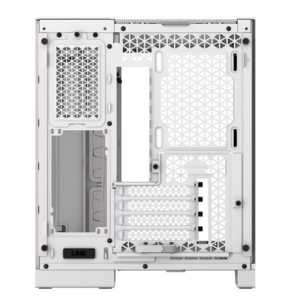 CORSAIR 2500D Airflow Micro ATX Dual Chamber PC Case, White