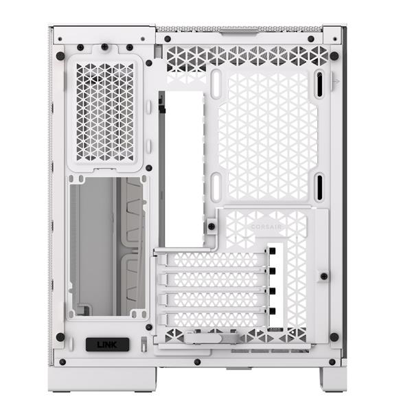 CORSAIR 2500X Micro ATX Dual Chamber PC Case, White(Open Box)